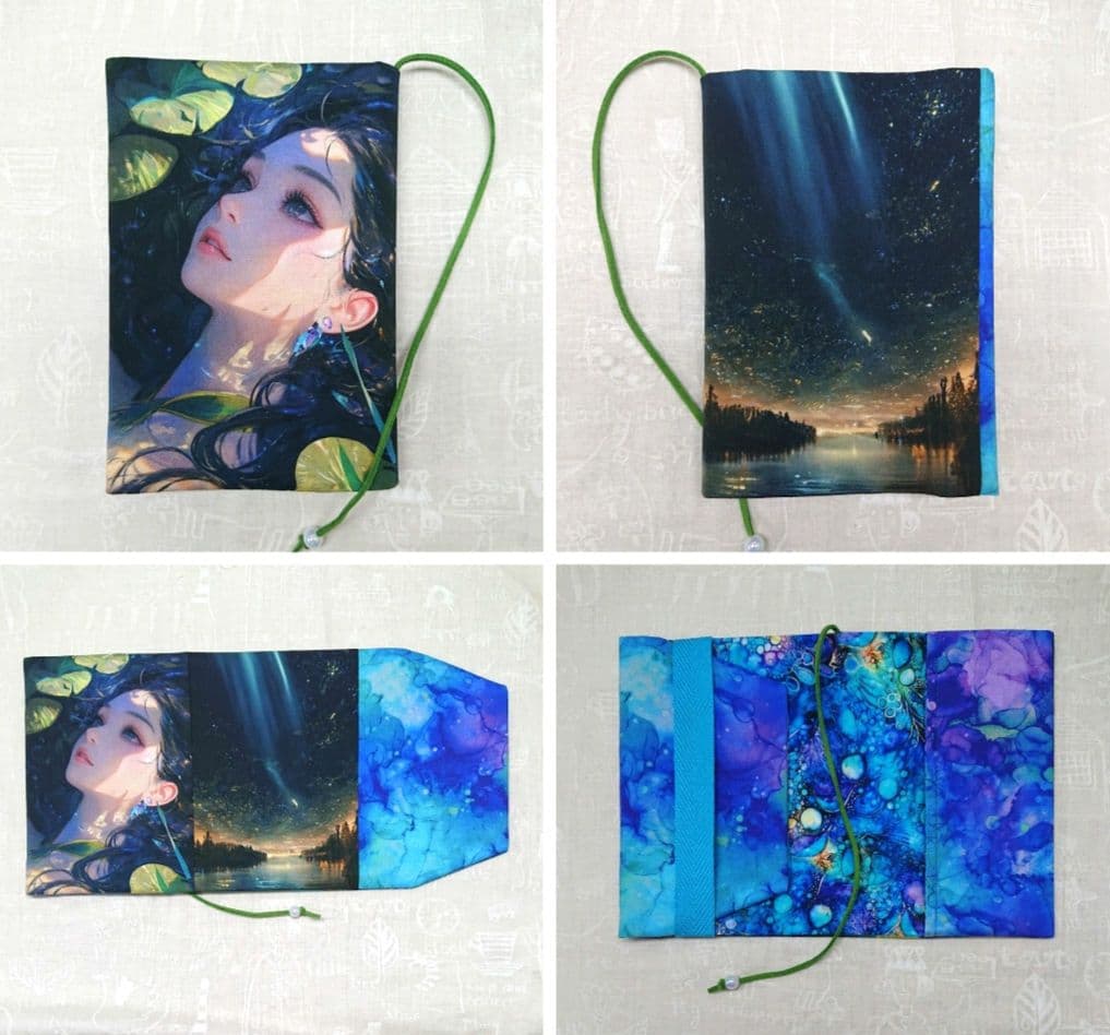 メモリー様㉟ブックカバー、スマホポーチ