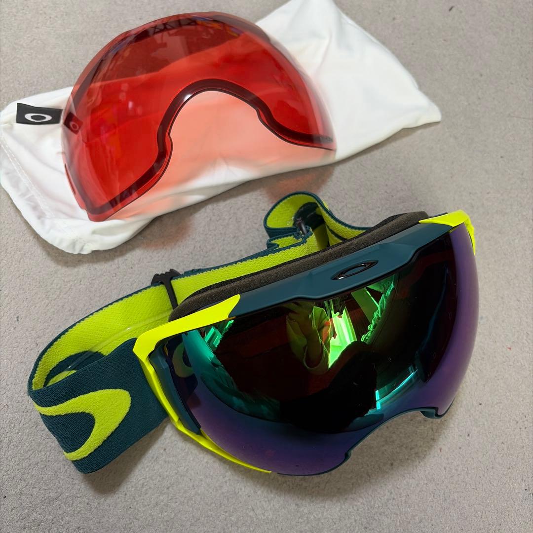 Oakley ゴーグル エアブレイク プリズム 交換レンズ付き