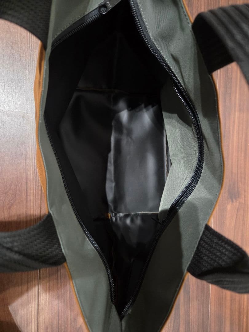 美品　エルベシャプリエ 舟型トートM 1027N COGNAC x FUSIL