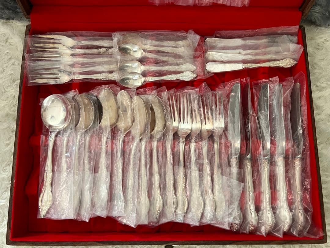 光和陶器　カトラリーセット　シルバーフランス　ディナーセット〈45本セット〉欠品