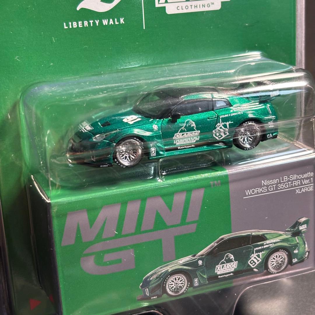 MINIGT LBWK × XLARGE GT NISSAN 35GT 緑