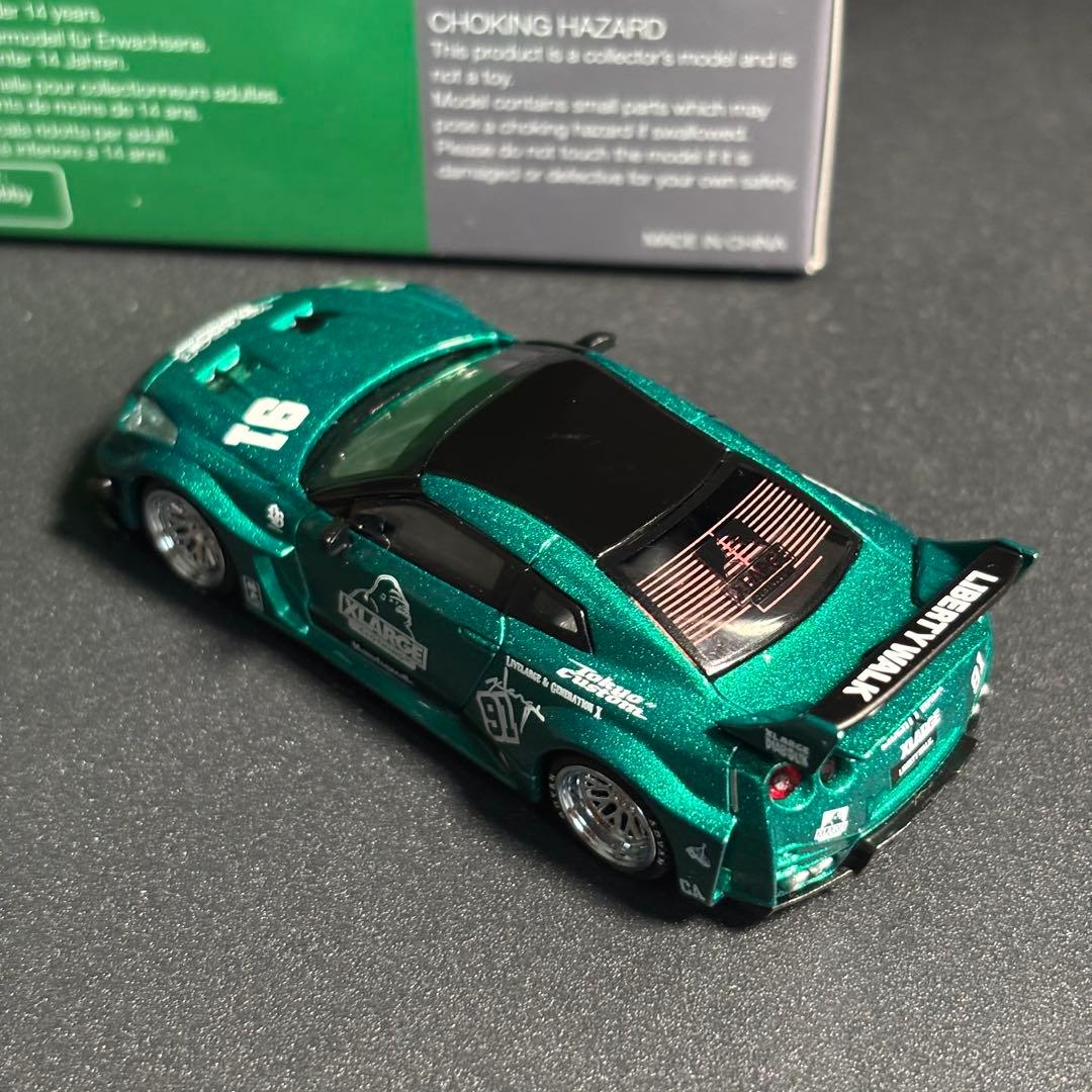 MINIGT LBWK × XLARGE GT NISSAN 35GT 緑
