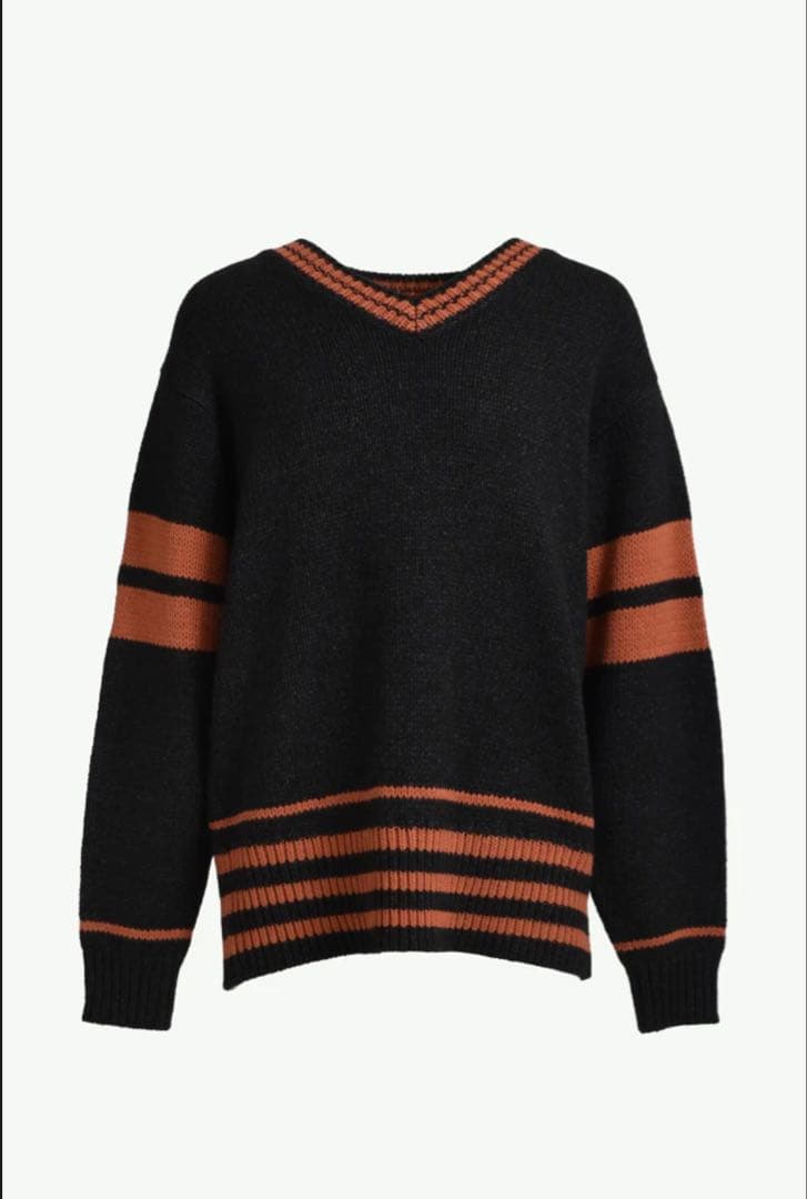 常田大希着用　JUN/NAKAYAMA LINE KNIT black