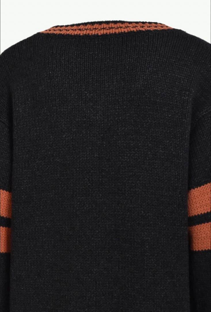 常田大希着用　JUN/NAKAYAMA LINE KNIT black