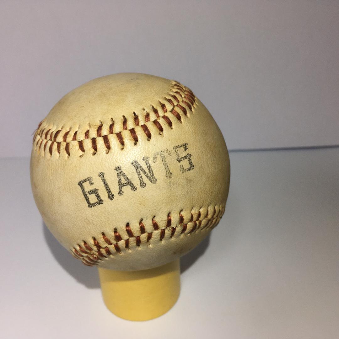 長嶋茂雄1980年監督サインボール（GIANTSロゴ球）