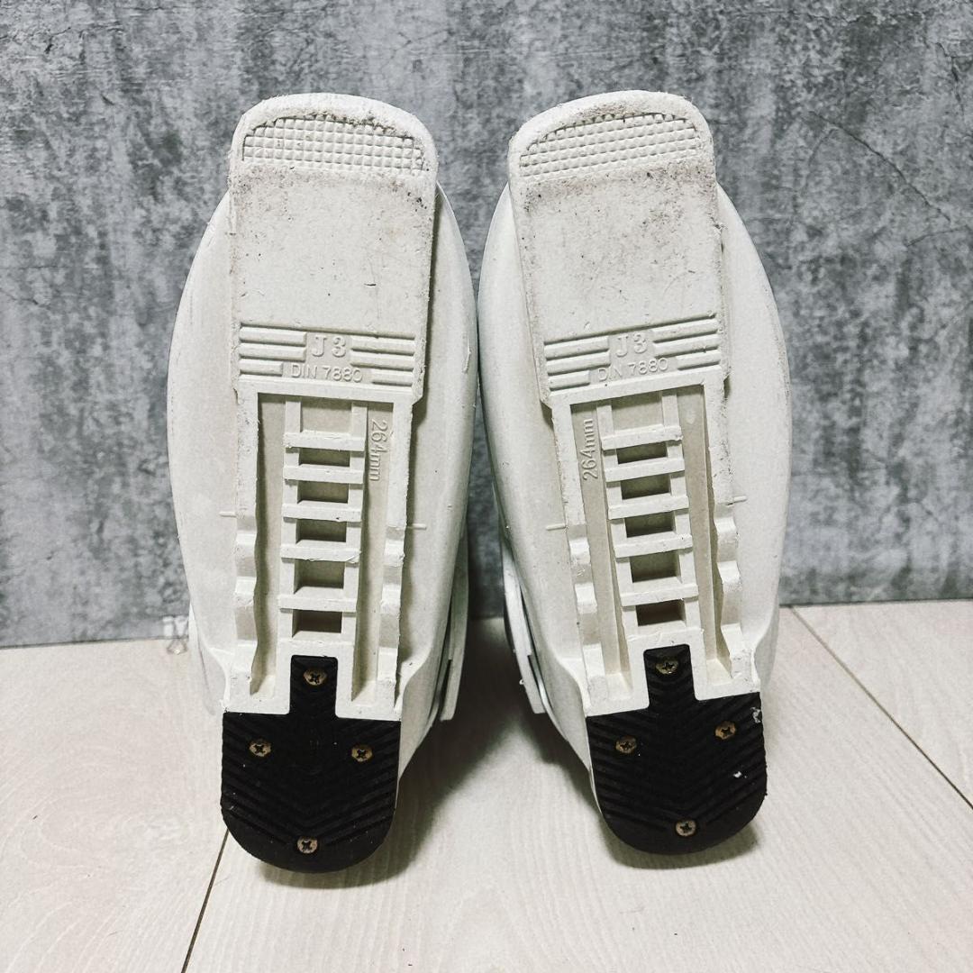 ジュニアスキー 4点セット KAZAMA 126cm GROWHILL 22.0