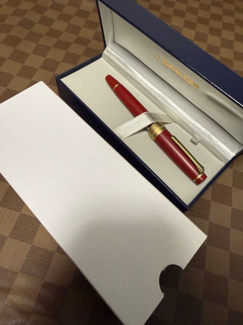 WAGNER限定品、セーラー万年筆、レッド