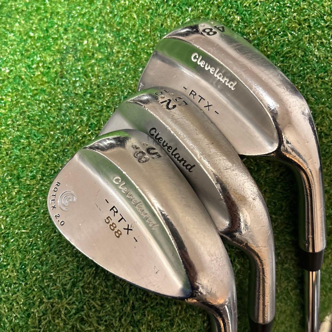 Cleveland RTX588ウェッジ 48.52.58度 3本セット
