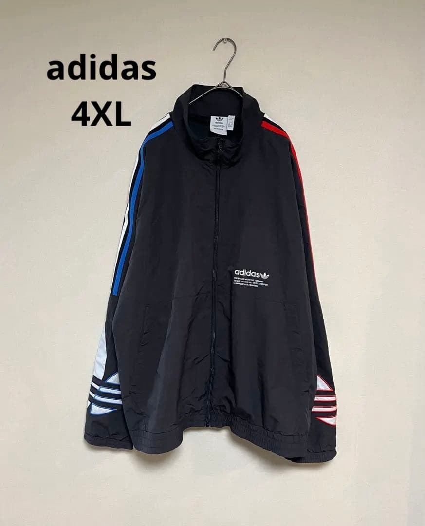 美品/4XL】アディダス 目黒蓮着用ナイロンジャケット
