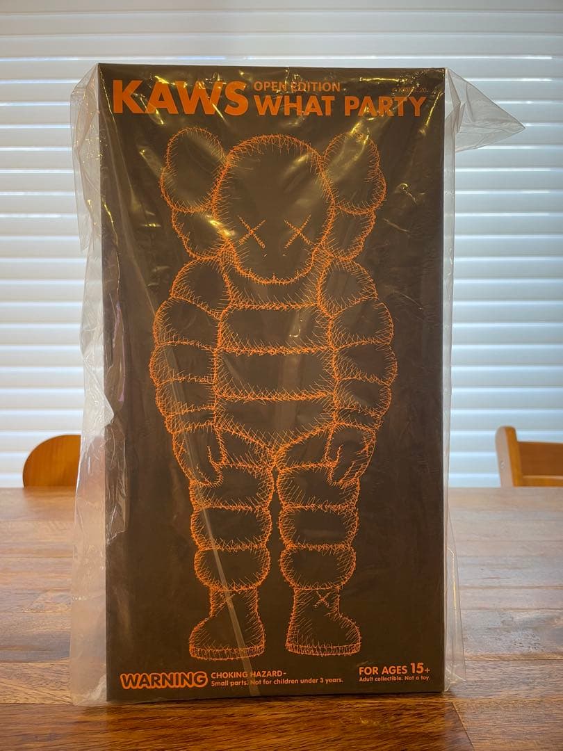【未開封】KAWS What Party open edition オレンジ
