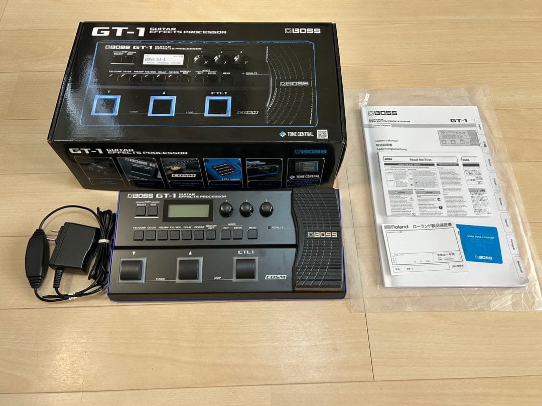 BOSS GT-1 + 純正アダプター