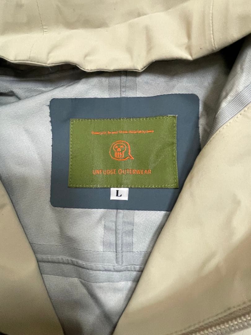 UNFUDGE アンファッジ SMOKE ANORAK BLUEGREY