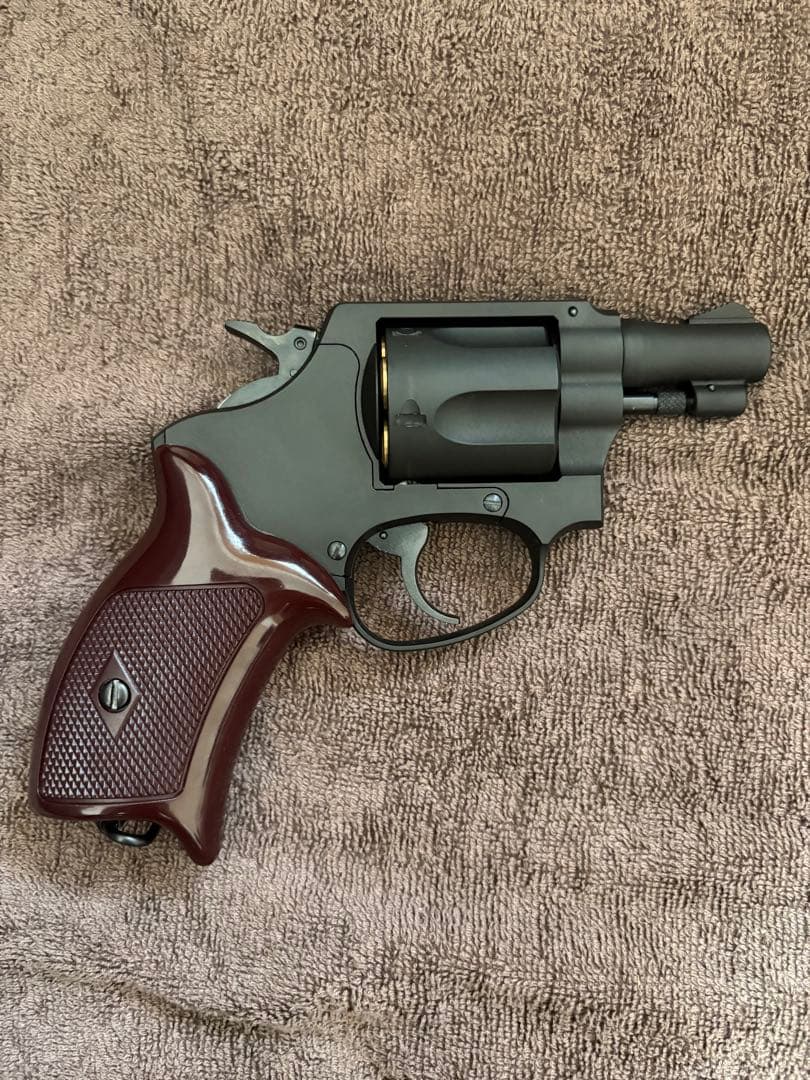 希少　マルシン　ポリスリボルバー　51mm銃身　ブラックHW ブラックグリップ