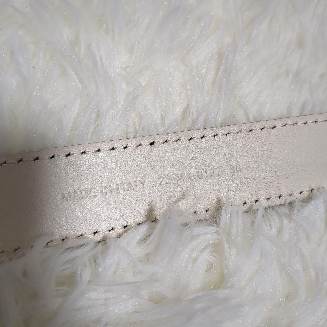 【極美品】現行品 Dior ディオール D-FENCE ベルト ロゴ シルバー