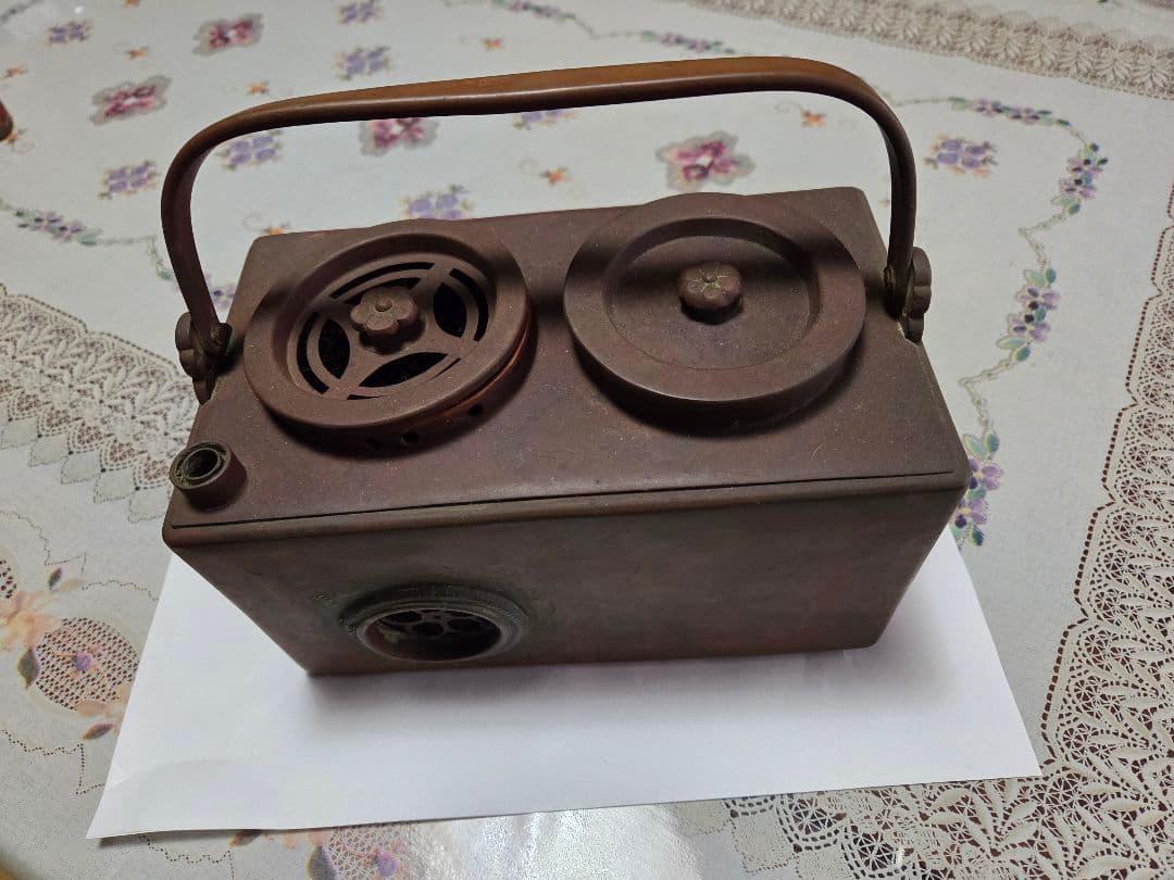 ヴィンテージ 野風炉 銅製 骨董