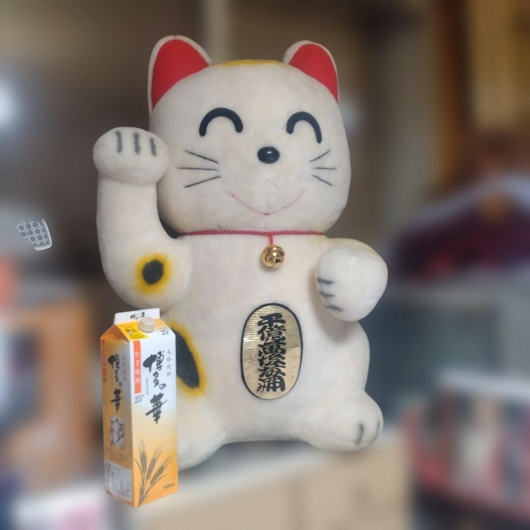 特大招き猫です。