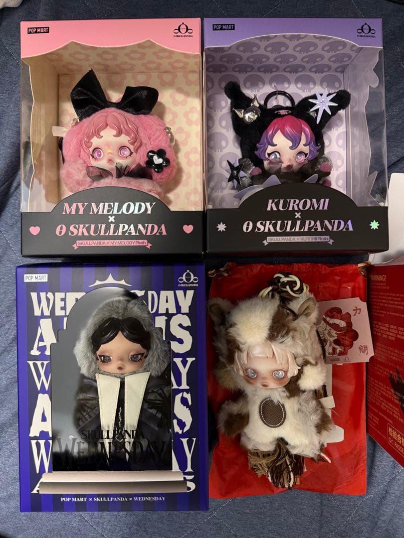 も*も様 POPMART 馬力全開　マイメロ＆クロミ　ウェンズデー　スカルパンダ