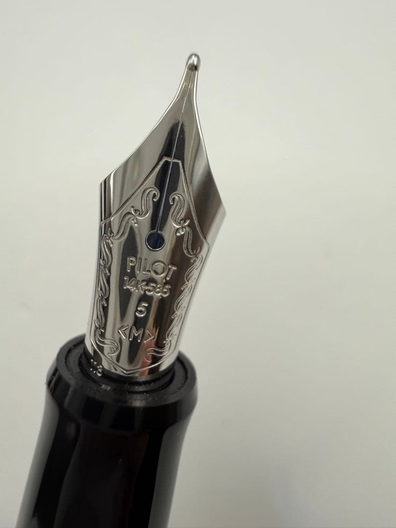 PILOT パイロット　ボールペン・万年筆セット ブラック　イニシャル付き