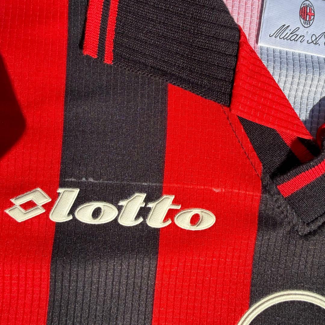 ACミラン Lotto　97/98　ホームユニフォーム