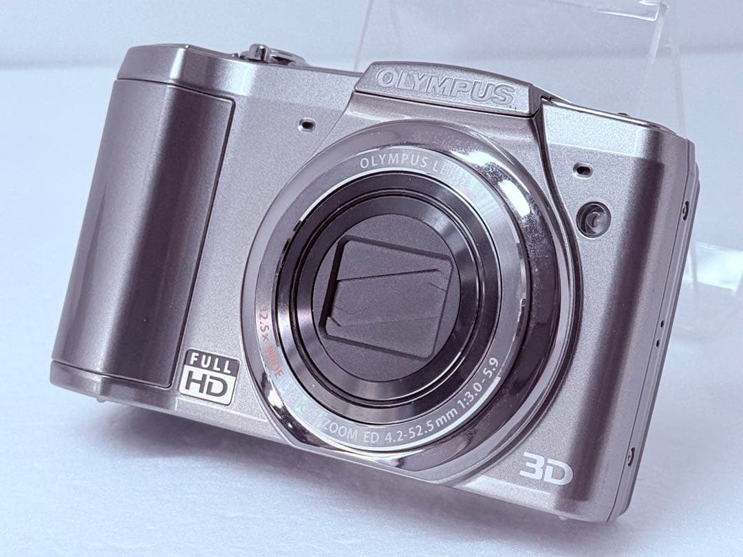 OLYMPUS SZ-20 シルバー 動作確認済 コンデジ FULL HD 3D