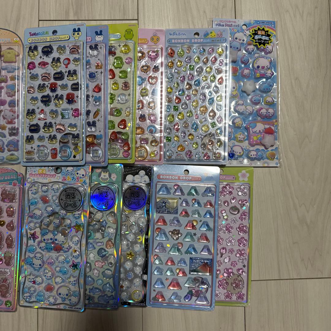 ボンボンドロップシール　まとめ売り　サンリオ　たまごっち　スヌーピー　オリジナル