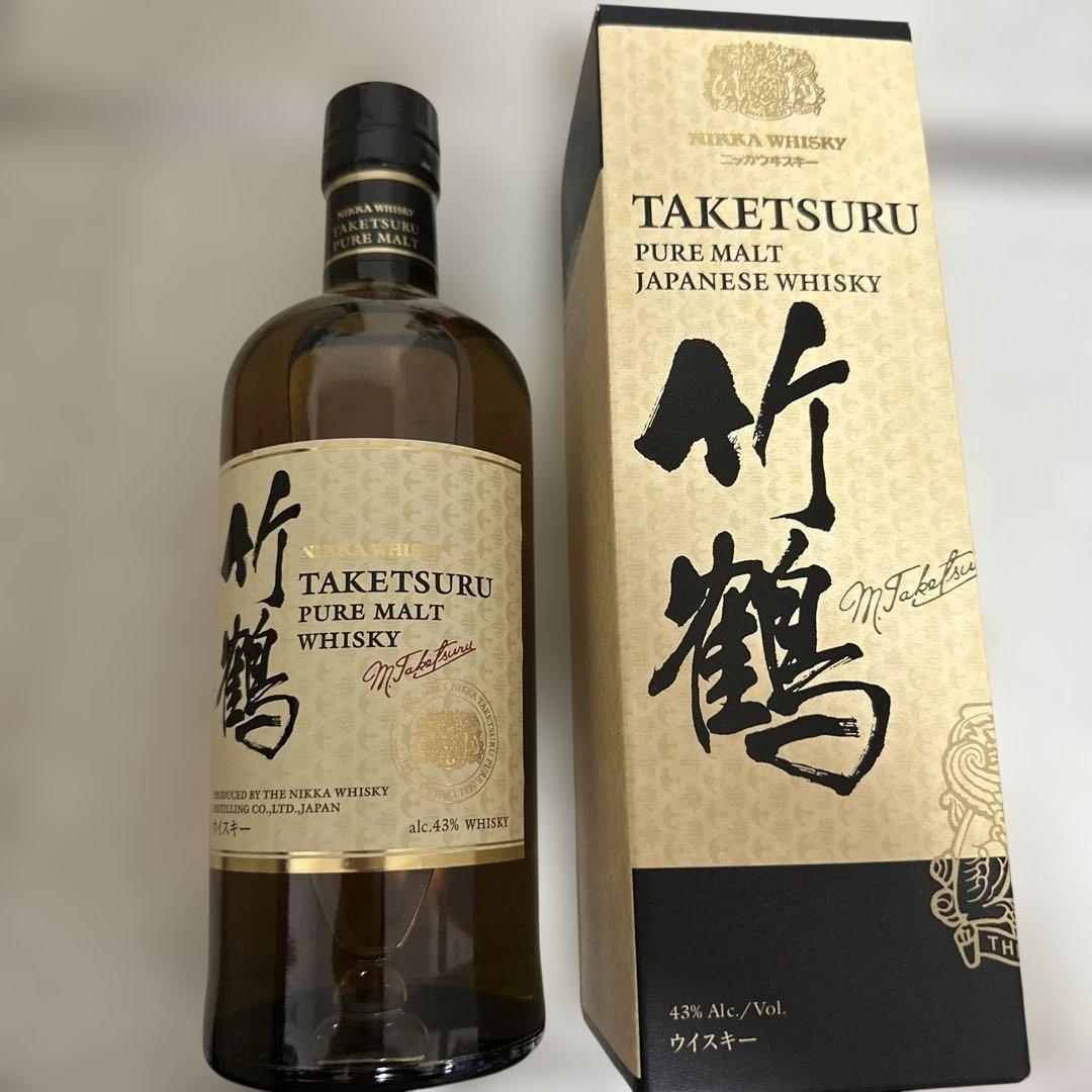 竹鶴 ピュアモルトウイスキー 43%