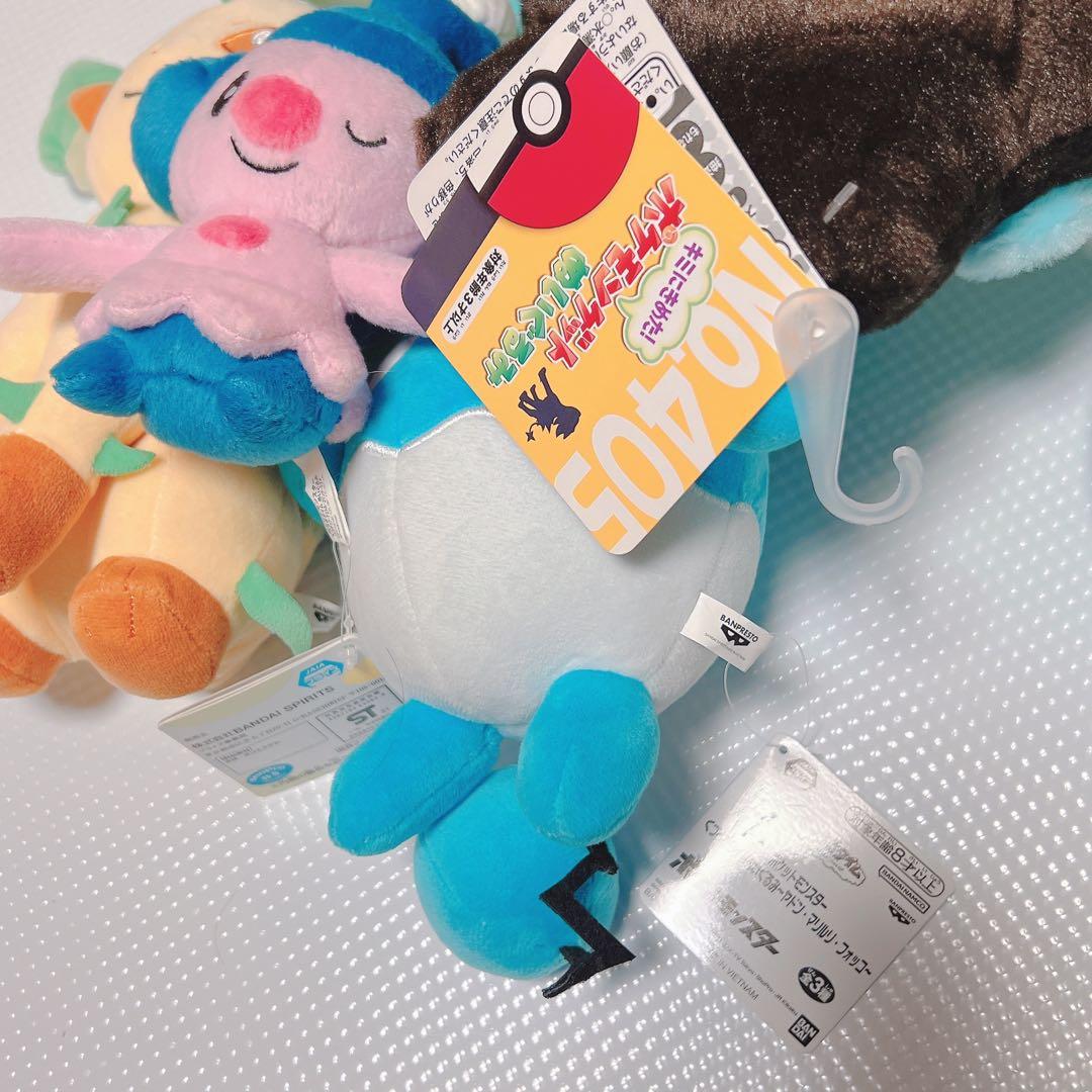 ポケモン　めちゃもふぐっど　ほぺぴた　ぬいぐるみ　ウパー　ヌオー　マリルリ