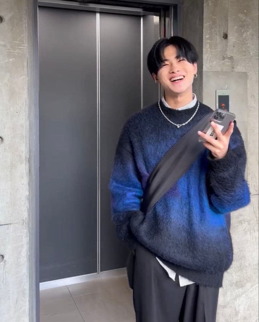 stein gradation mohair knit sサイズ