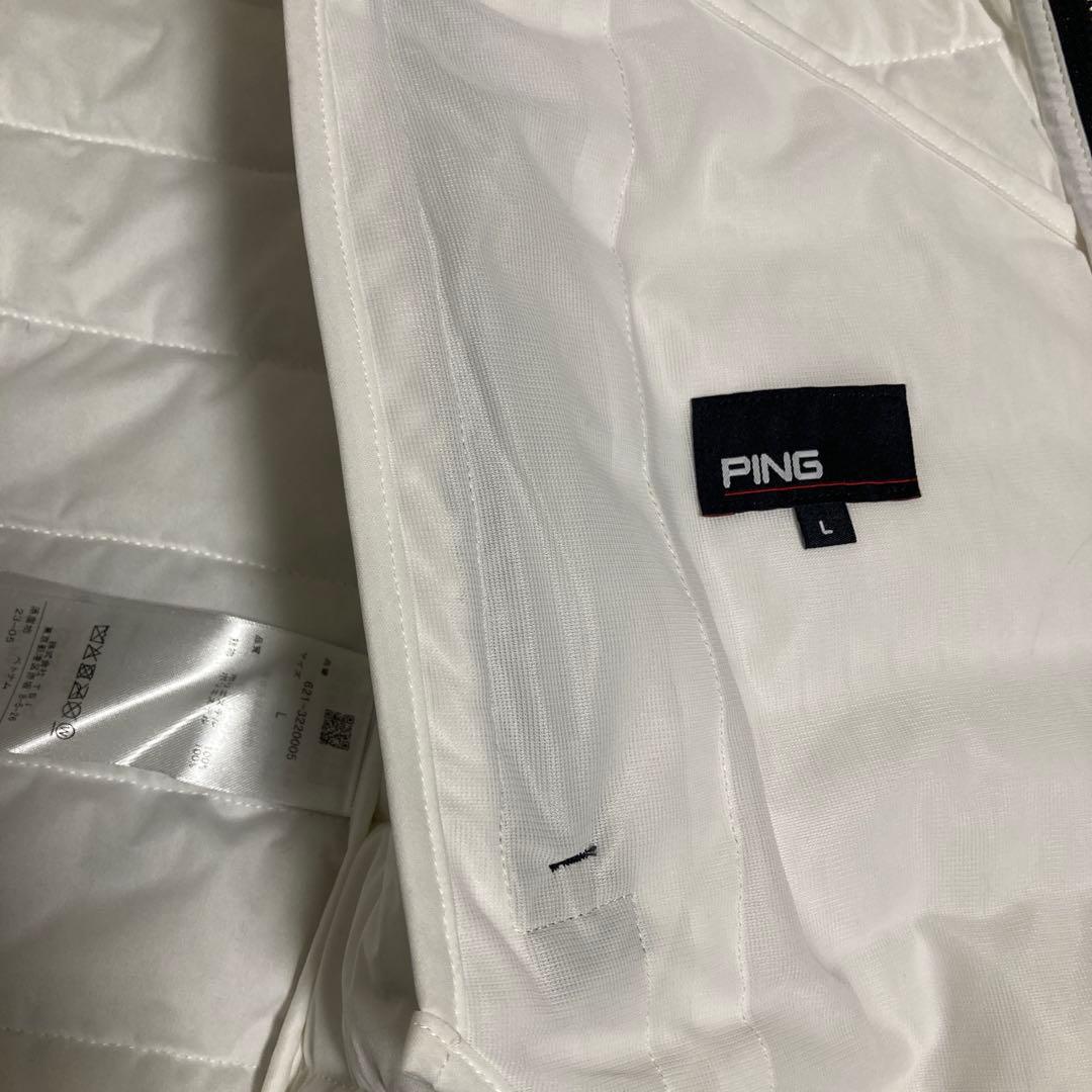 PING メンズ　ダウンジャケット L ホワイト