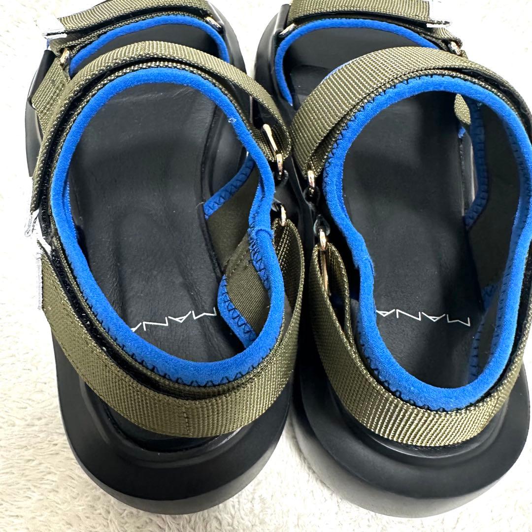 未使用品　MANA マナ　ベルクロサンダル　コンビ　バイカラー　スポーツサンダル