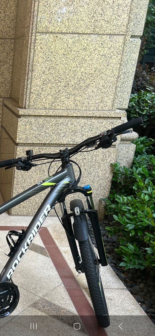 Rockrider 自転車 27.5インチ グレー 7段変速、９～11歳向き