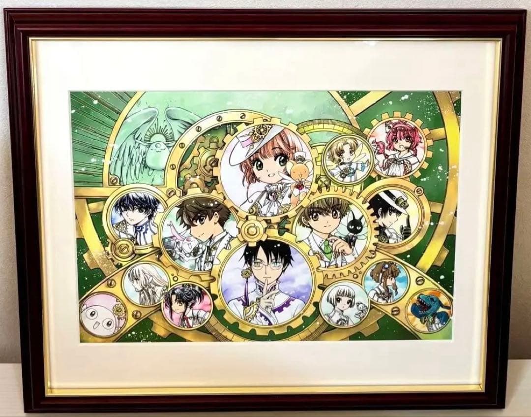 CLAMP画業30周年記念　メインビジュアル　複製原画 B4版