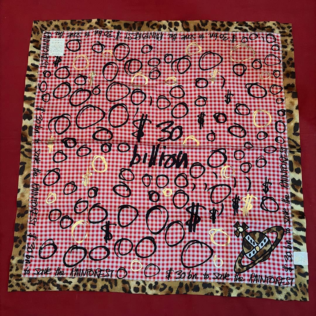 ヴィヴィアンウエストウッド　大判ハンカチ新品未使用