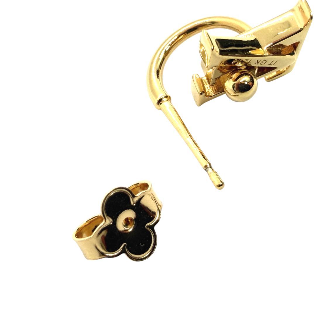 LOUIS VUITTON ピアス LV フローラグラム M01025 片耳