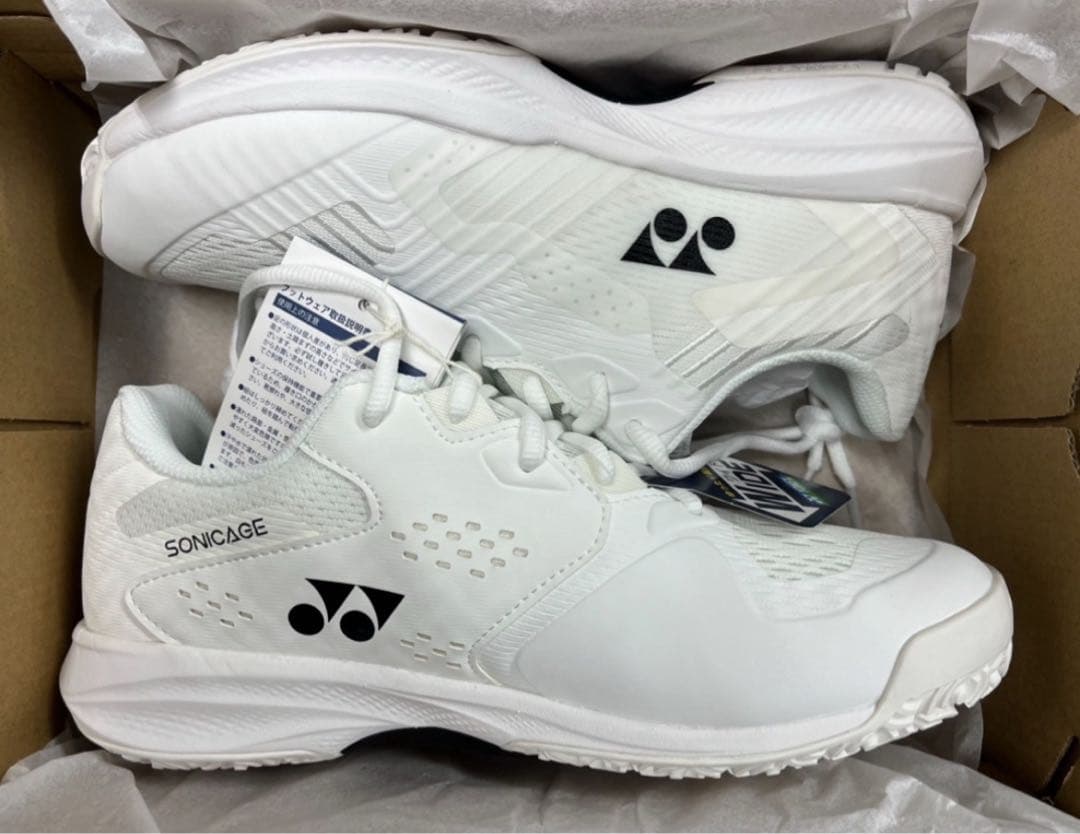 YONEXテニスシューズ クレー・砂入人工芝用 4E wide 011 25.0