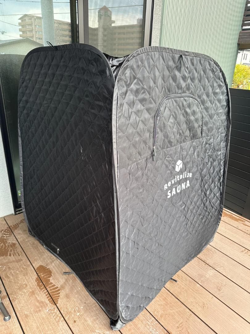 おうちDEサウナ『Rich』：ストーブ【2台】＋２人用テント 専用ひしゃく付