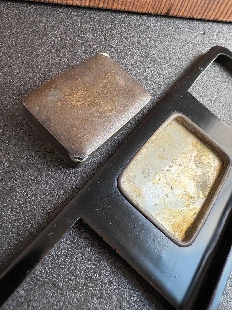 【極美品/希少】時代物 金蒔絵 硯箱 フルセット 鶏竹紋 大正期 骨董