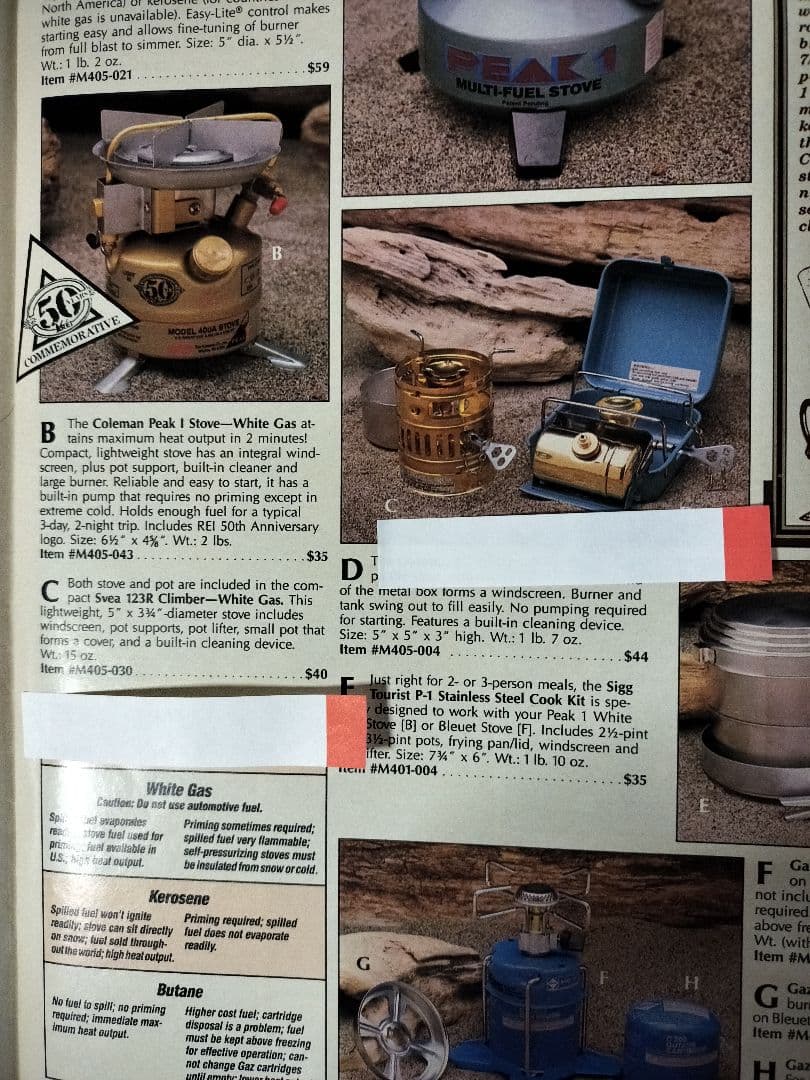 オプティマス　スベア123 OPTIMUS SVEA 123 箱付 カタログ付