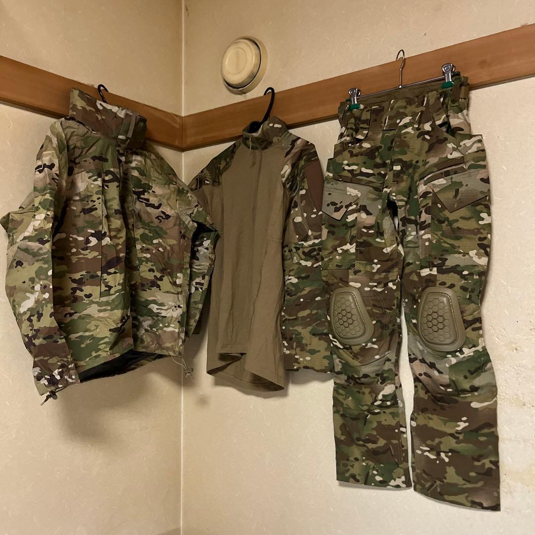マルチカム コンバットシャツ・パンツ ゴアテックスジャケット セット 米軍放出品