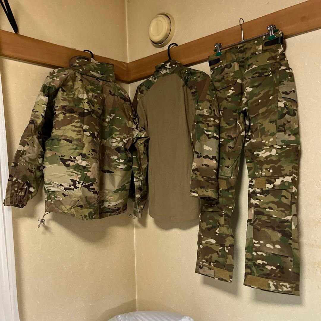 マルチカム コンバットシャツ・パンツ ゴアテックスジャケット セット 米軍放出品