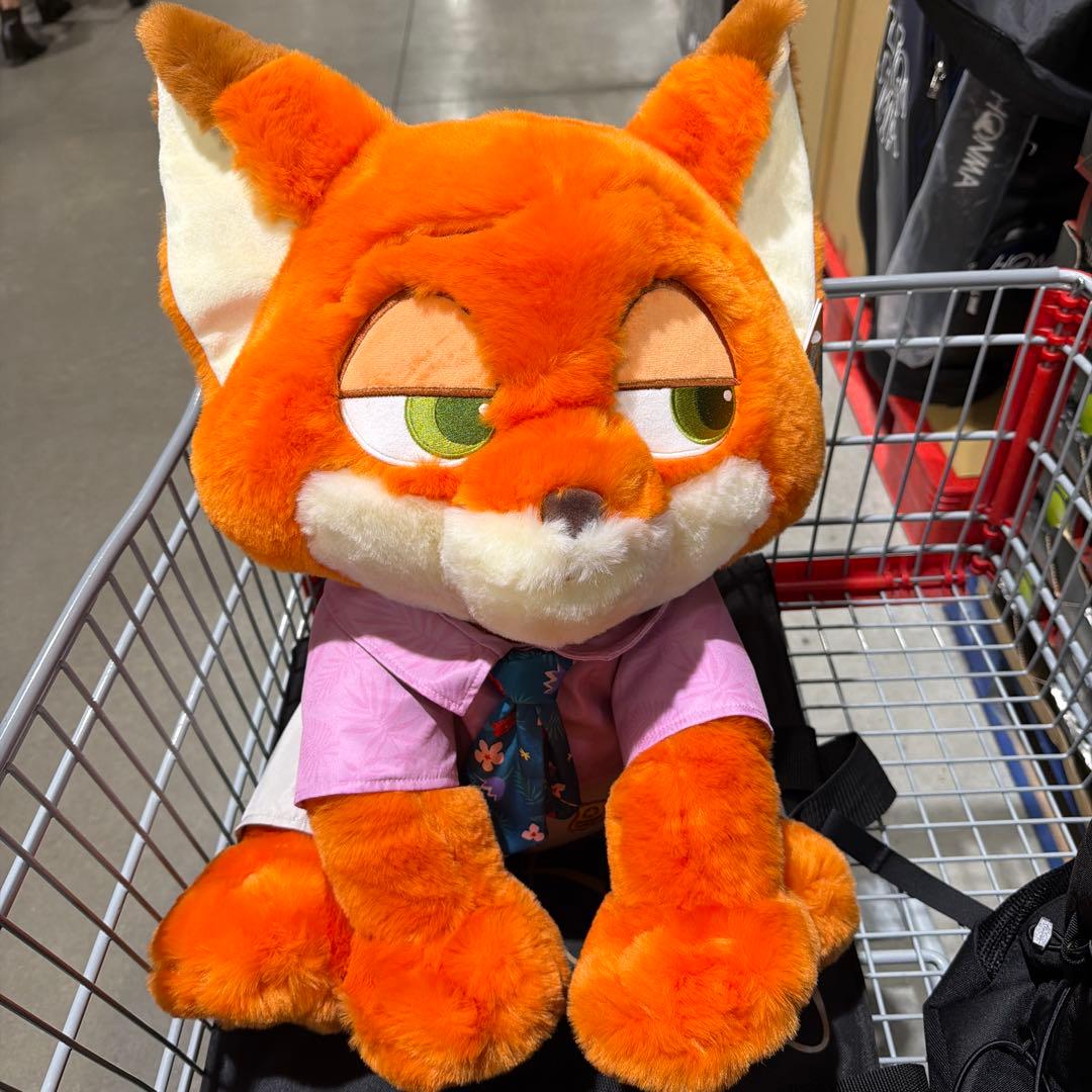 ズートピア ニック ぬいぐるみ コストコ ブランケット付き