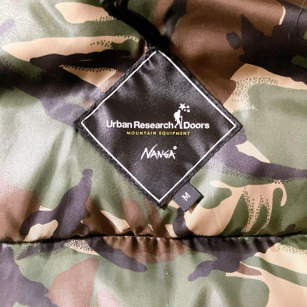 NANGA アーバンリサーチ別注 オーロラ ダウンジャケット 迷彩 M