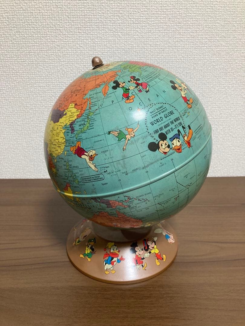 激レア　Rand McNally社　地球儀