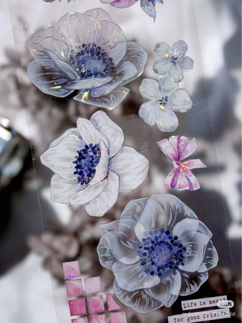 时间格子《绯云摇梦》海外マスキングテープ　マステ 【2388】