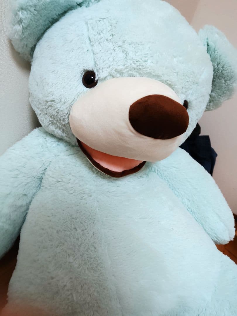 NOVA ぬいぐるみ 特大 クマ くま テディベア 水色 ブルー