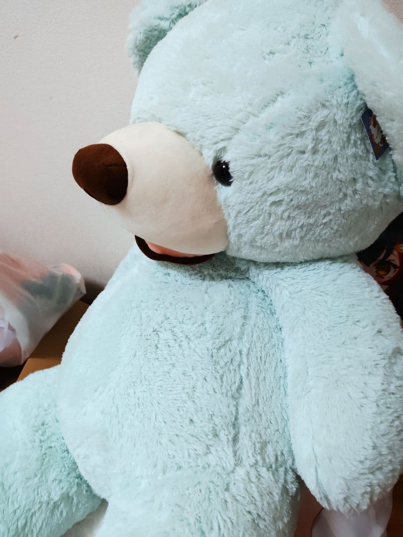 NOVA ぬいぐるみ 特大 クマ くま テディベア 水色 ブルー