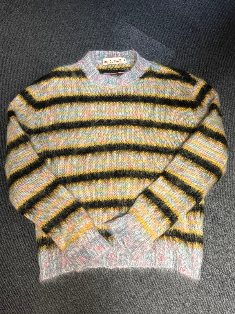 MARNI ストライプモヘアジャンパー　ニット　44 期間限定最終値下げ