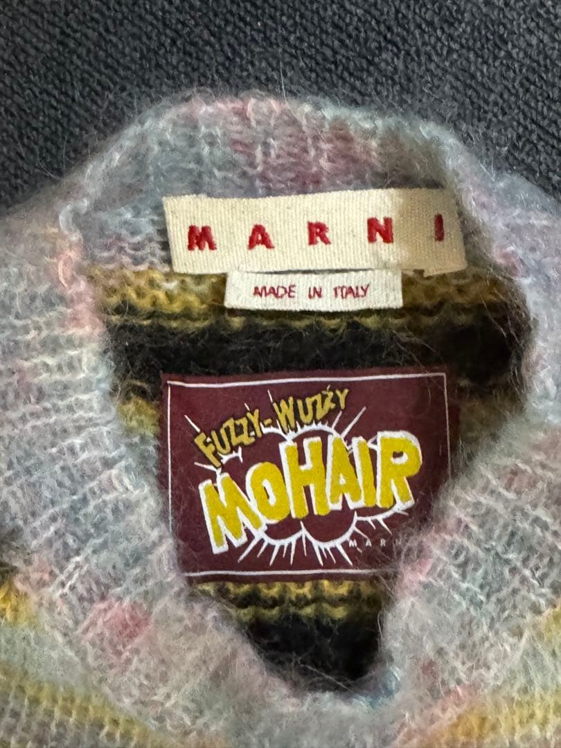 MARNI ストライプモヘアジャンパー　ニット　44 期間限定最終値下げ