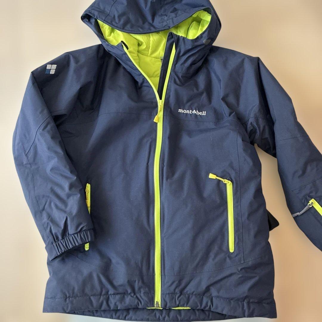 mont-bell 子供用スキーウェアセット 150