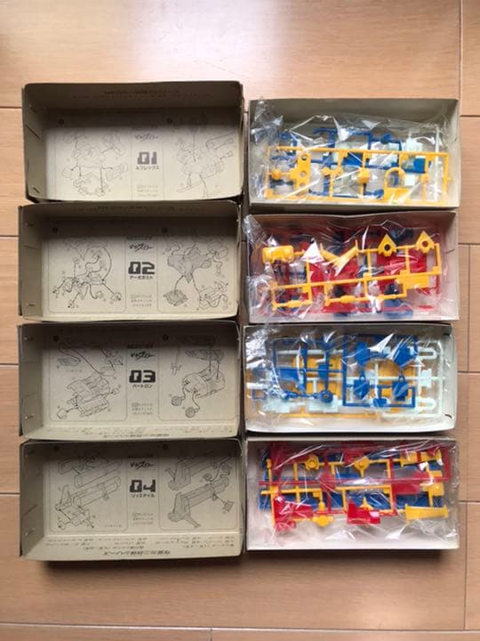 B アオシマ　ＮＥＯミニ合体シリーズ　デスファイター　4箱セット　未組立品